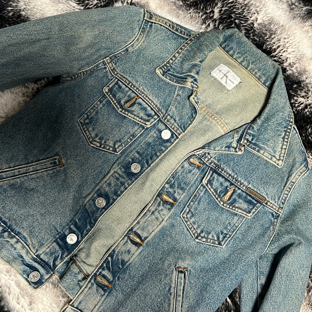 blue denim jacket